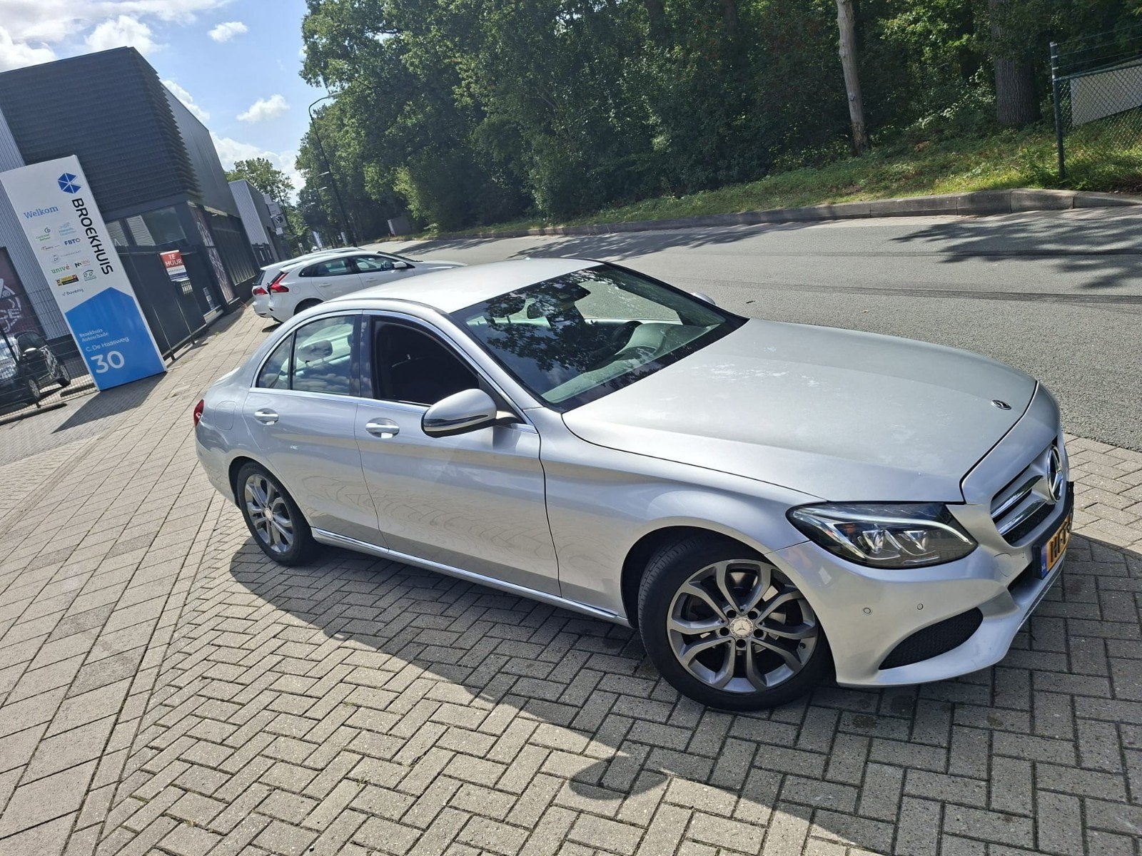 Mercedes-Benz C-Klasse C220 CDI 2.1 125KW Aut7 2016 Grijs, Auto's, Automaat, Achterwielaandrijving, 1800 kg, 4 cilinders