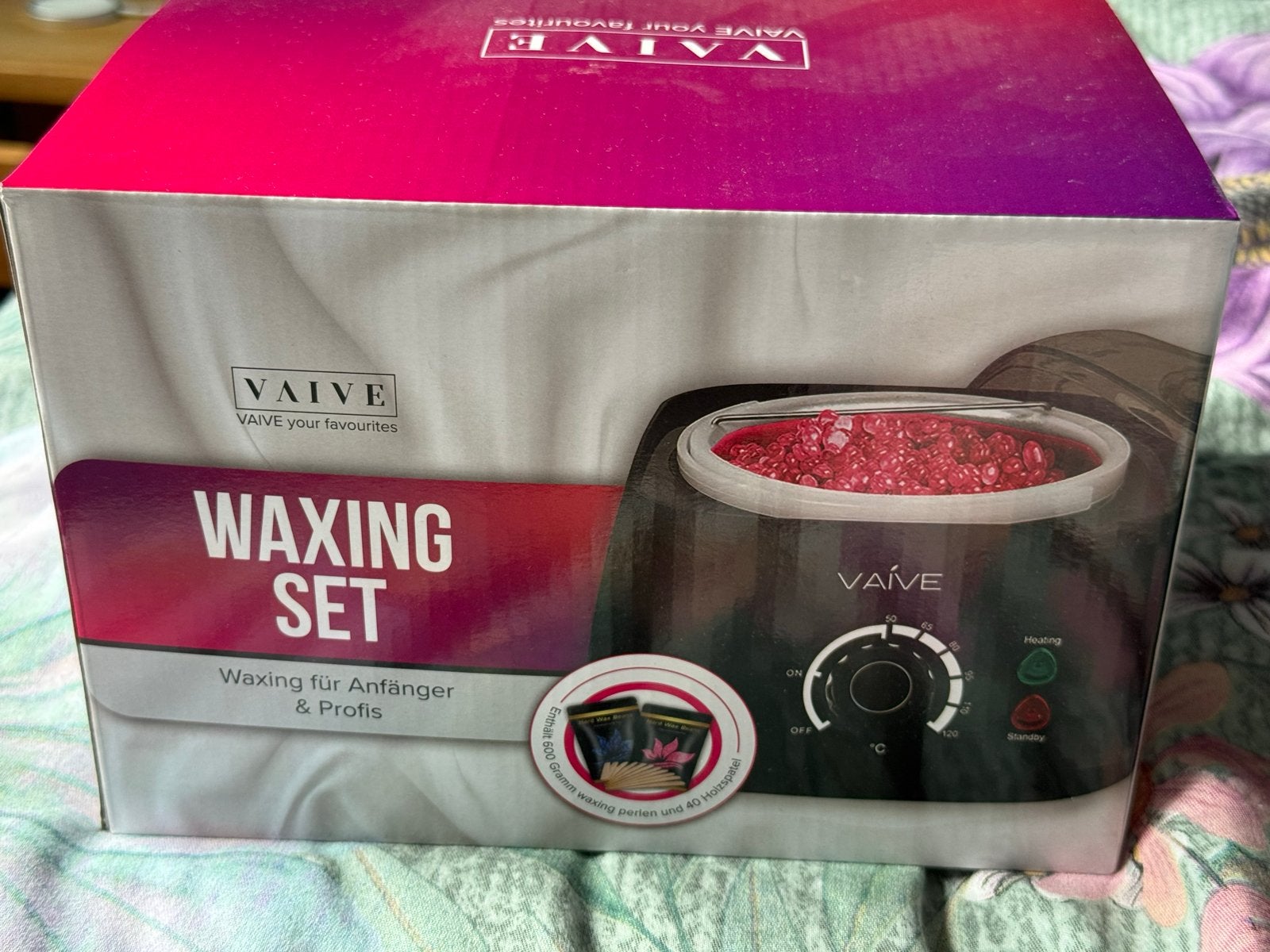 VAIVE Waxing Set - Waxverwarmer met Waxparels en Spatels, Ophalen of Verzenden, Nieuw, Overige typen