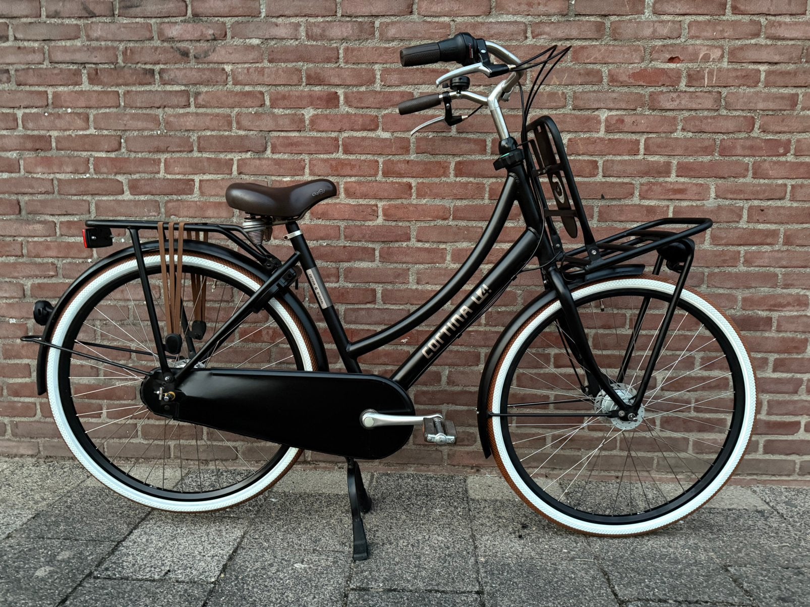 Cortina u4 Transportfiets 28 inch 7 v, Versnellingen, Zo goed als nieuw, 50 tot 53 cm, Trommelrem