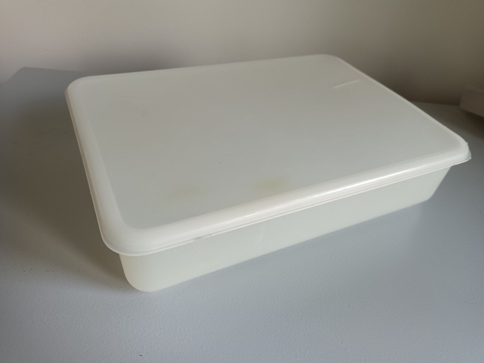 Ikea plastic bak met deksel kunststof ong 30.5 x 21.5 x 7 cm, Gebruikt, Minder dan 50 cm, Ophalen of Verzenden, 5 – 50