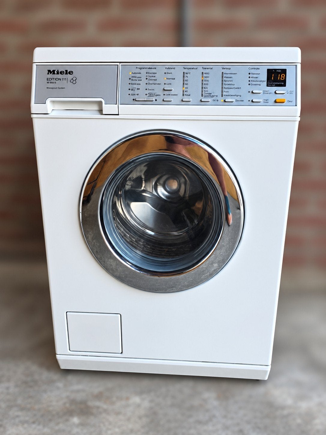 Frisse Miele SoftCare 8kg wasmachine A ++ WCS, Ophalen, Gebruikt, Minder dan 85 cm, 8 tot 10 kg