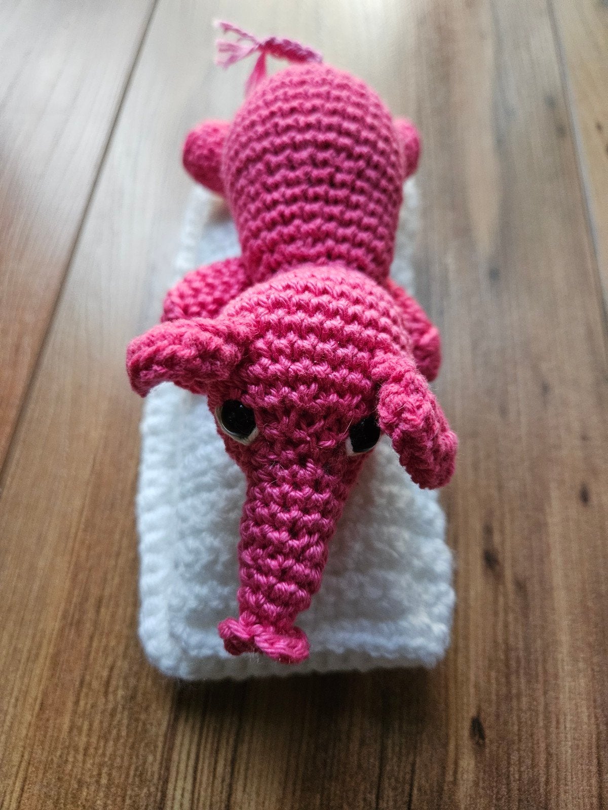 Gehaakte olifant autogordelbeschermer roze, Auto diversen, Ophalen of Verzenden, Nieuw