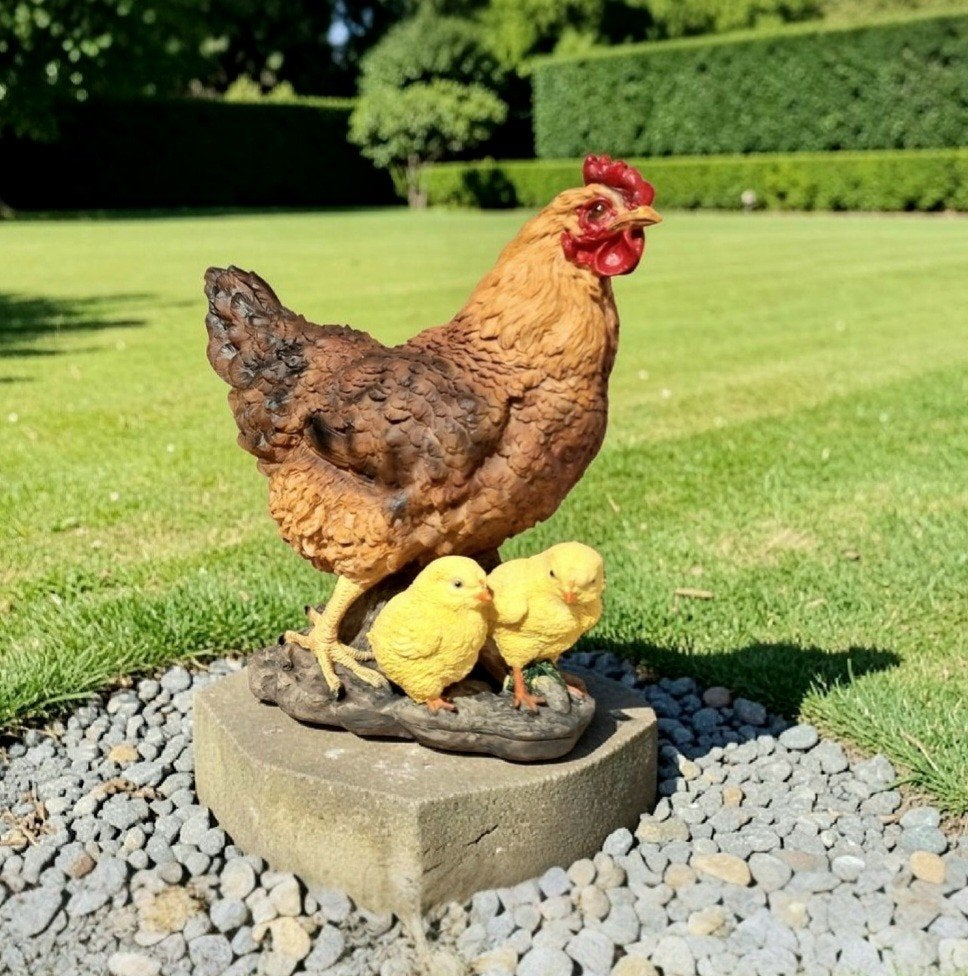 Kip beeld Ezel Koe Varken Kalf Geit Schaap Lam paard Beeld, Verzamelen, Ophalen, Nieuw, Dier