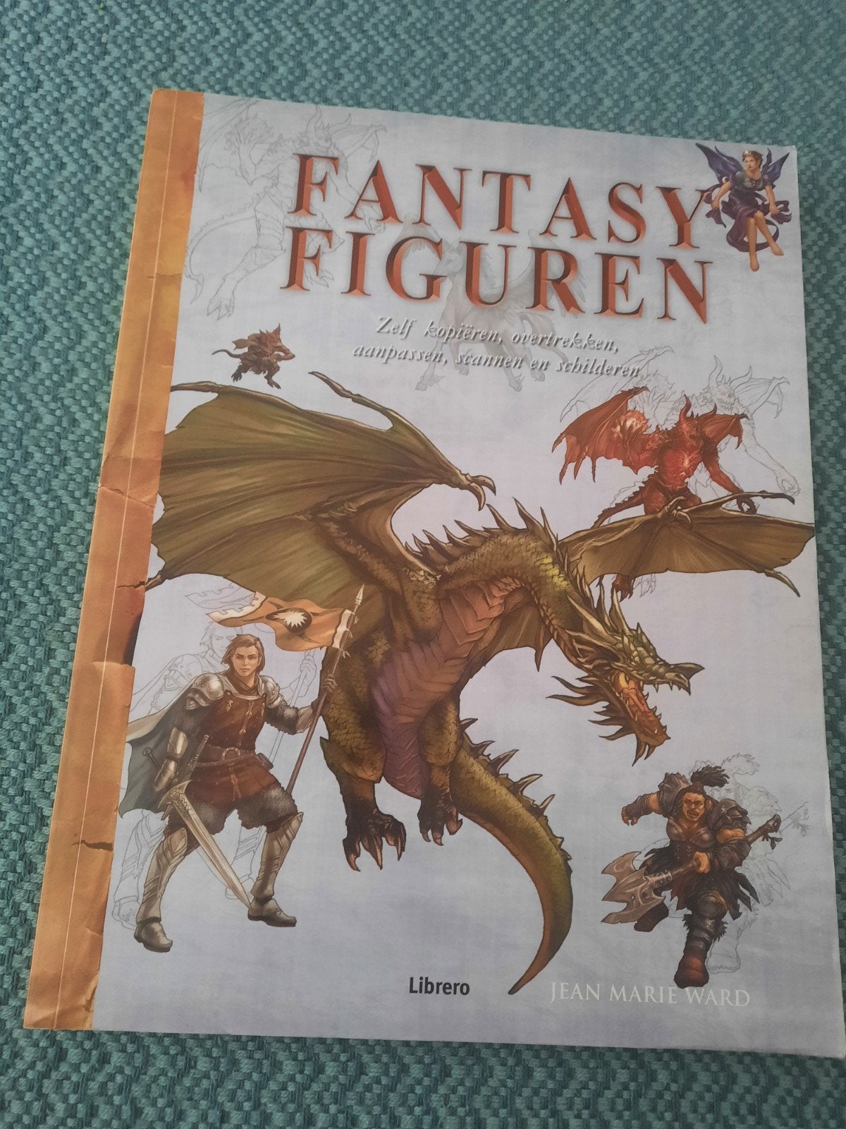 Fantasy Figuren:Zelf kopiëren,overtrekken,aanpassen, scann, Boeken, Ophalen of Verzenden, Nieuw