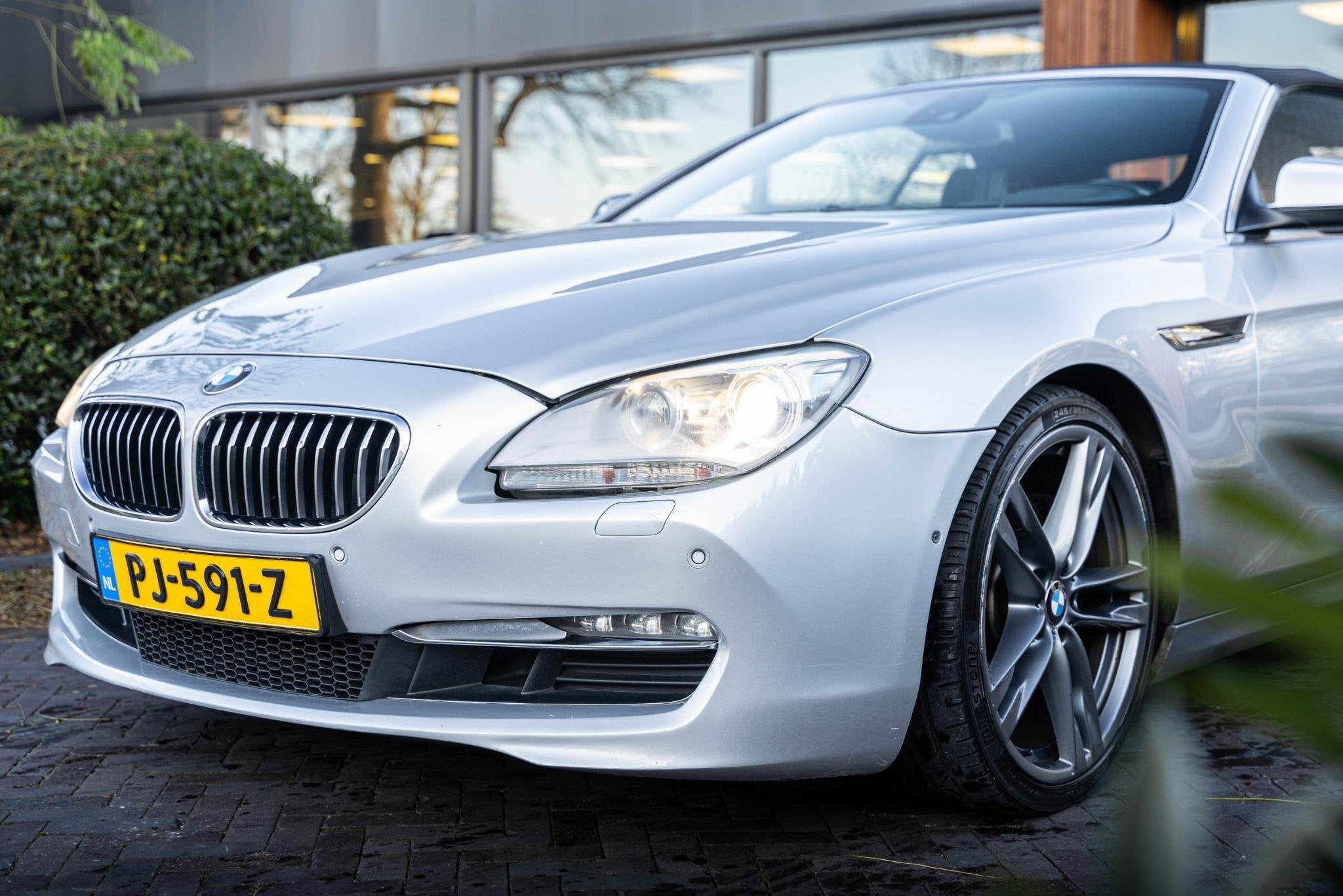 BMW 6-serie Cabrio 640i High Executive Leer Sportstoelen Nav, Auto's, Achterwielaandrijving, Gebruikt, Cabriolet, Bedrijf