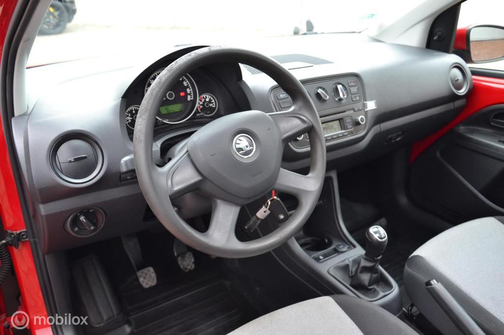 Skoda Citigo 1.0 CNG Greentech Ambition|86.974km|Pano|gas, Auto's, Skoda, Voorwielaandrijving, Stof, Gebruikt, CNG (Aardgas)