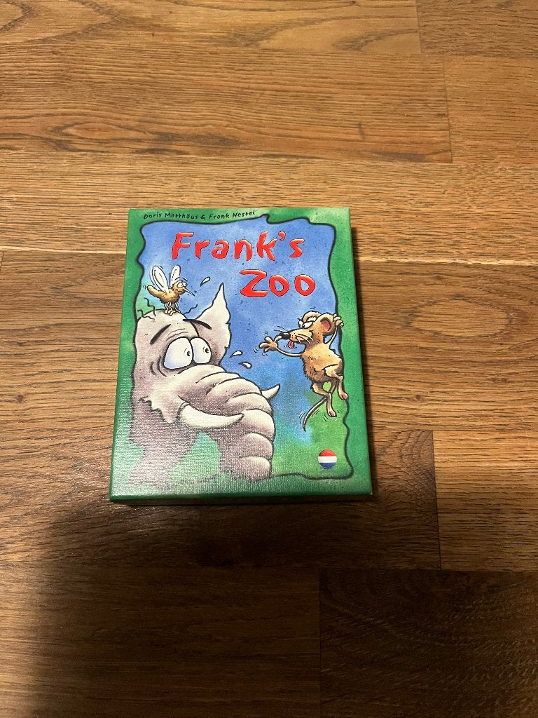 kaartspel Frank's zoo, Hobby en Vrije tijd, Ophalen of Verzenden, Zo goed als nieuw