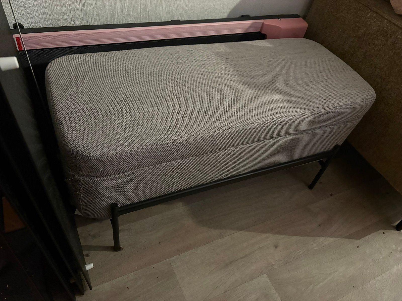 Ikea Valtorp bankje met opbergruimte, Ophalen, Gebruikt, 50 tot 75 cm, 100 tot 125 cm
