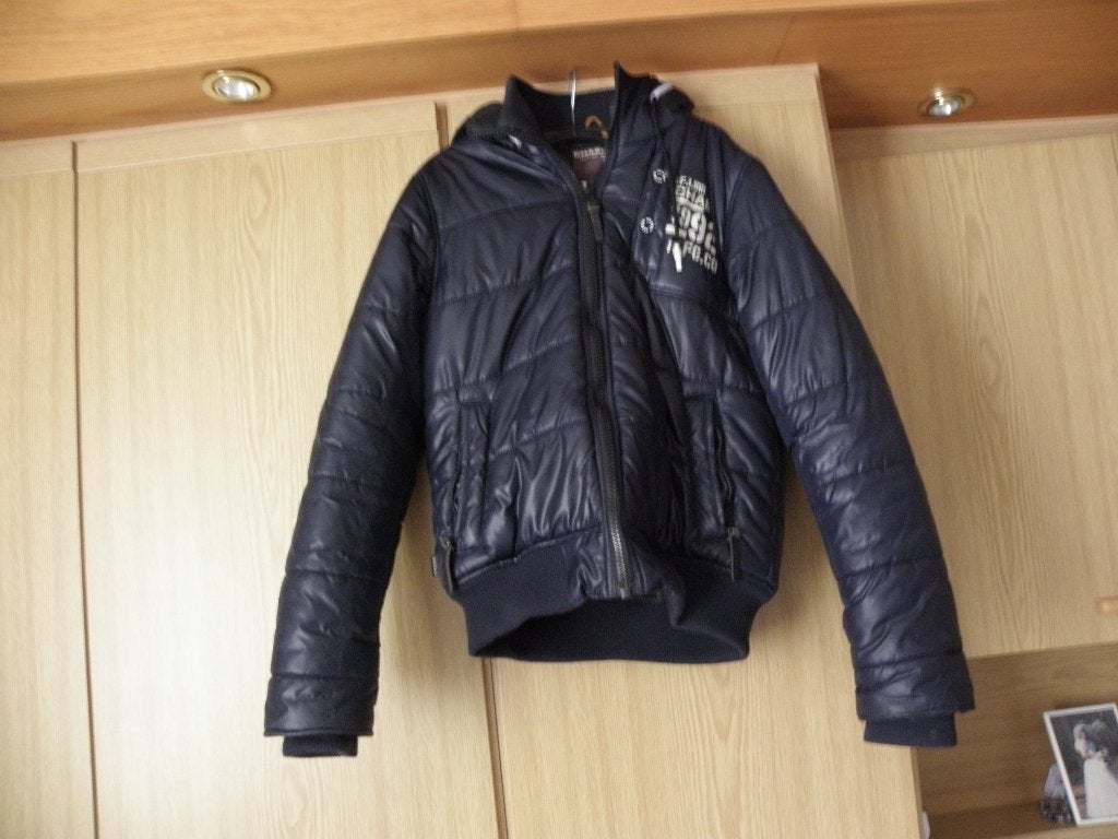 Warme blauw gevoerde winterjas jas CHASIN mt S = 164 zgan, Chasin, Blauw, Ophalen of Verzenden, Zo goed als nieuw