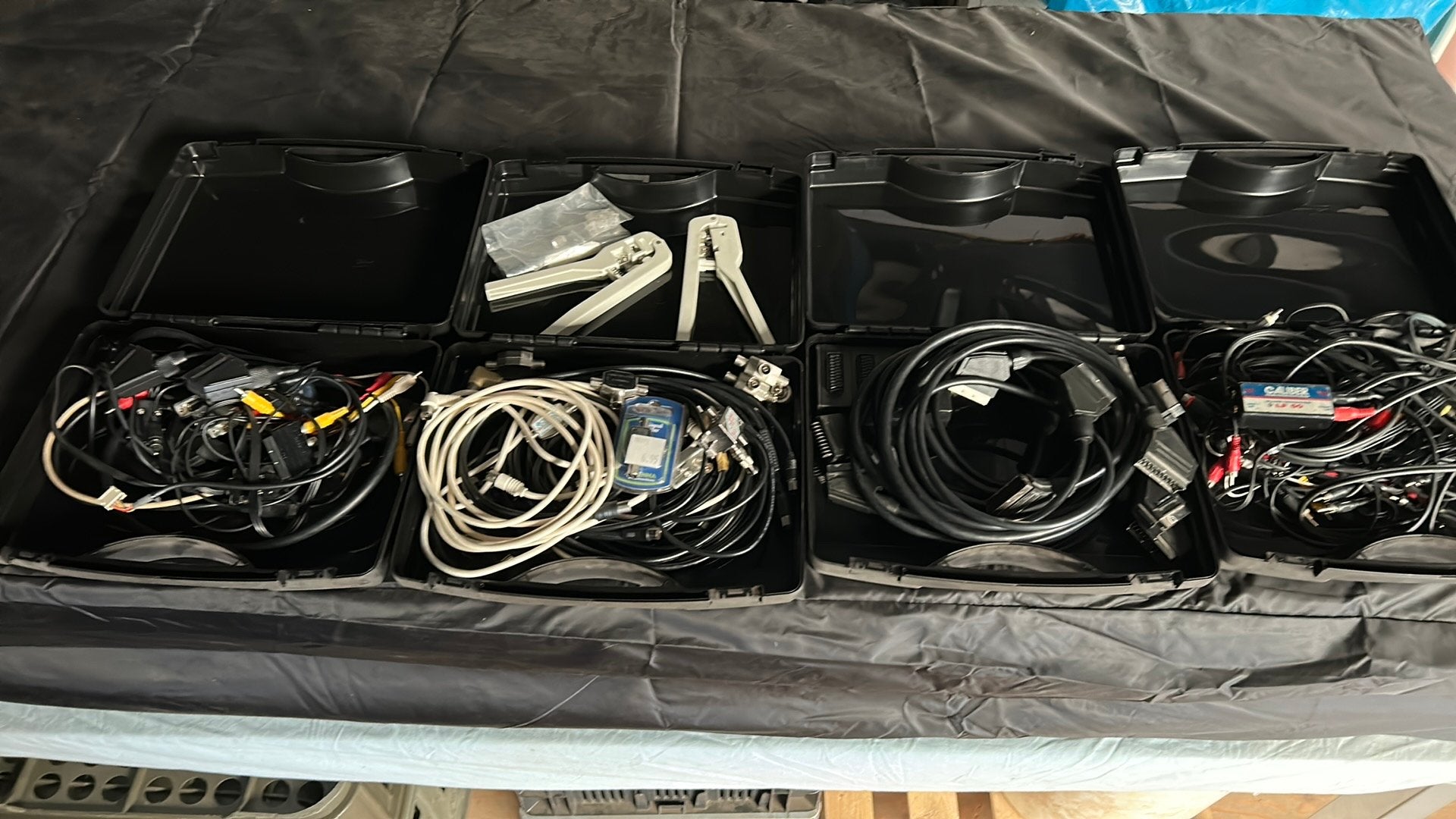 Scart, tulp, coax kabels, Audio, Tv en Foto, Audiokabels en Televisiekabels, Ophalen of Verzenden, Gebruikt, Minder dan 2 meter