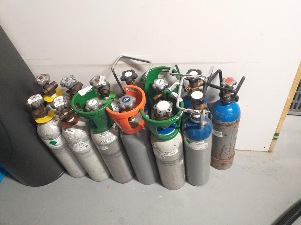 gasfles eigendom, Ophalen