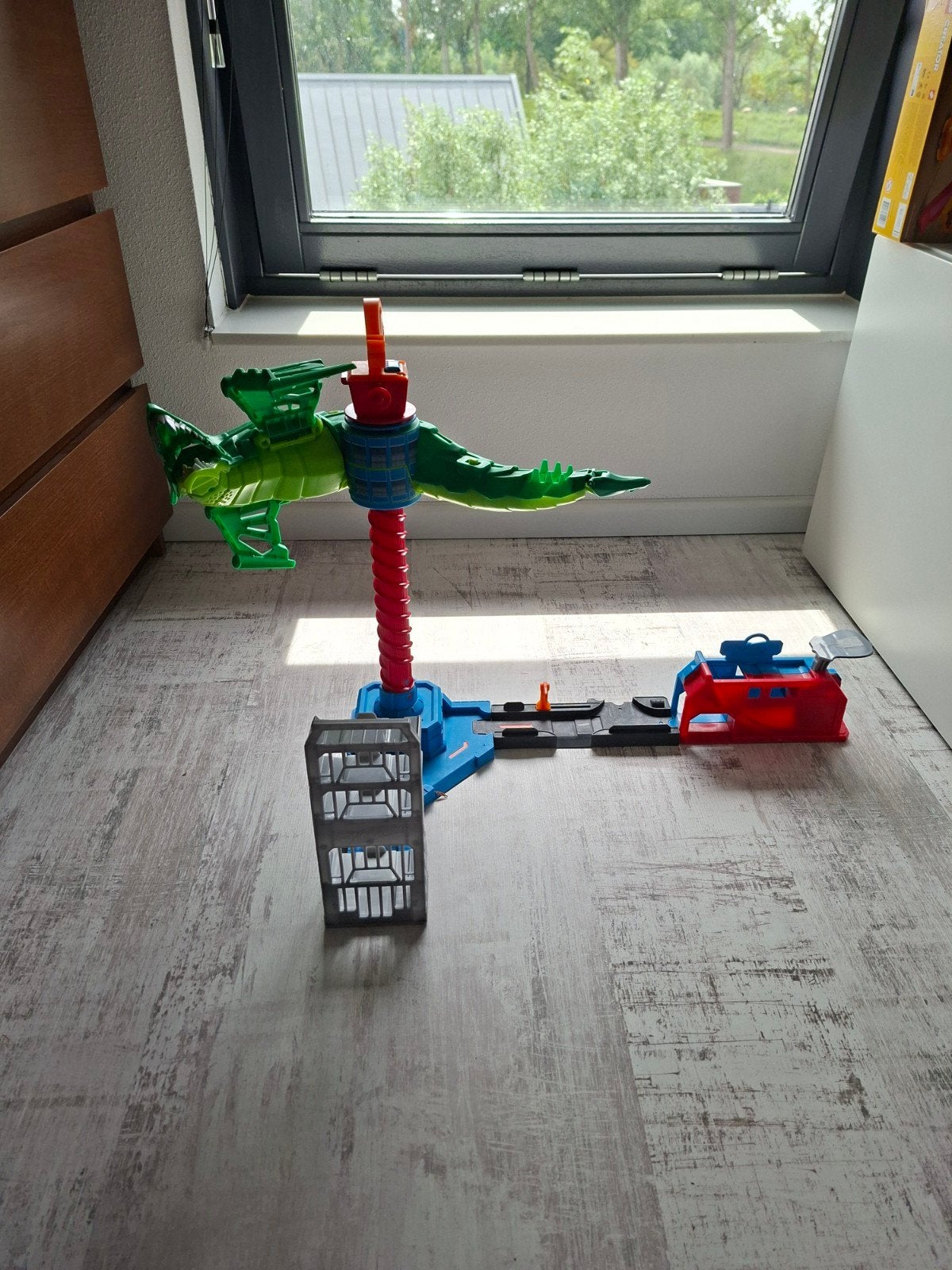 Hot Wheels Drakenbaan met lanceerder, Ophalen of Verzenden, Gebruikt, Jongen of Meisje