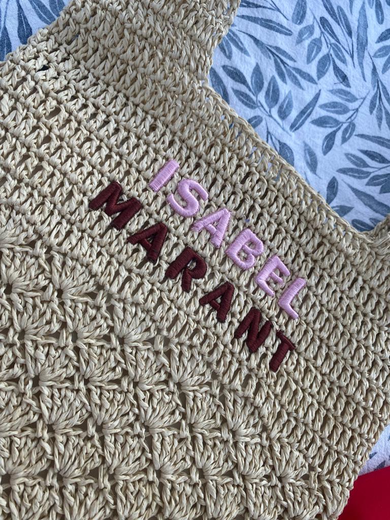 Isabel Marant raffia tas - zomerse must-have, Verzenden, Nieuw, Beige, Handtas