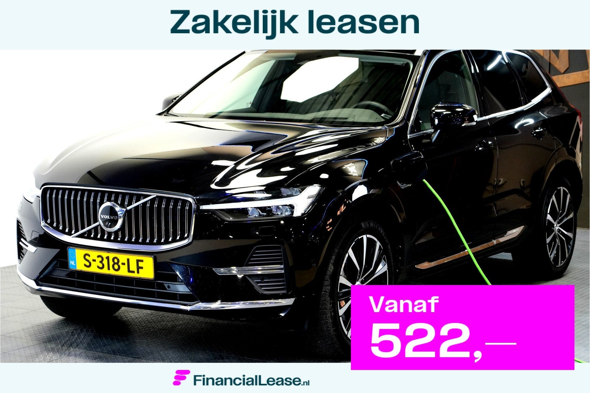 Volvo XC60 2.0 T6 AWD 293kW/399pk Aut8 Ultimate Bright PANOR, Automaat, Dealer onderhouden, Gebruikt, 138 €/maand