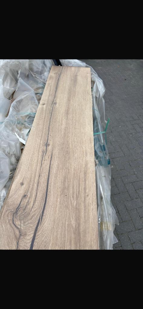Keramische houtlook tegels, Tuin en Terras, Ophalen, Keramiek, Nieuw, 10 m² of meer