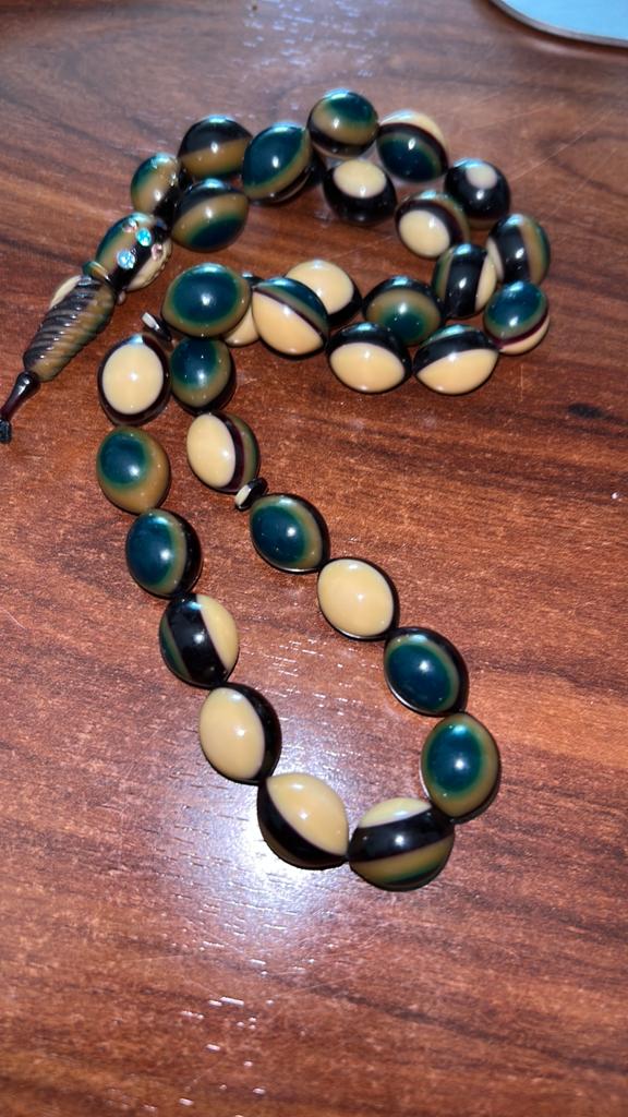 katalin barnsteen  tesbih, Sieraden, Tassen en Uiterlijk, Antieke sieraden, Ophalen of Verzenden, Overige materialen, Armband