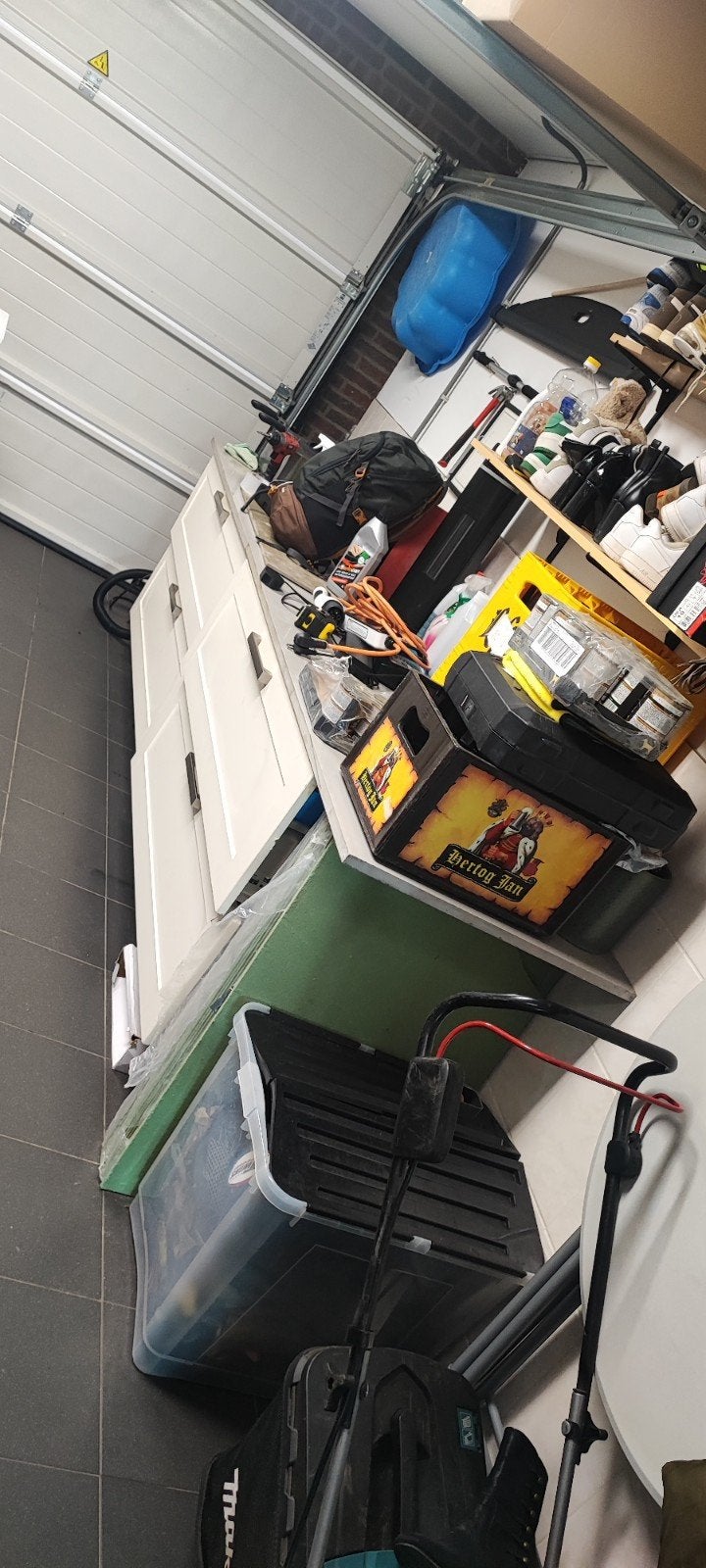 werkbank met lades - Ideaal voor garage of werkplaats, Ophalen, Gebruikt, Minder dan 70 cm