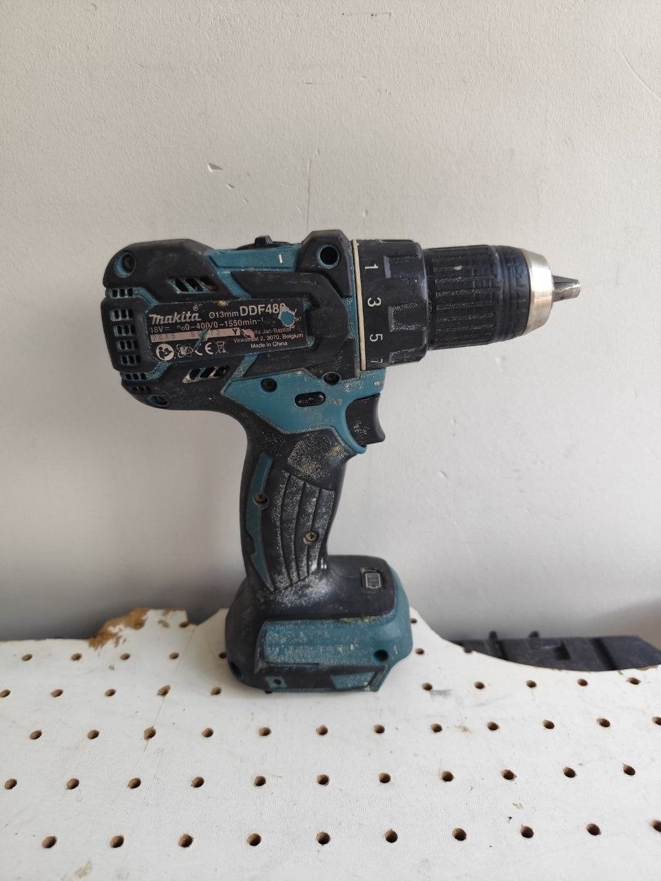 Makita DDF480 Accuboormachine 18V - Gebruikt, Ophalen, Gebruikt, Boor- en Schroefmachine, Variabele snelheid