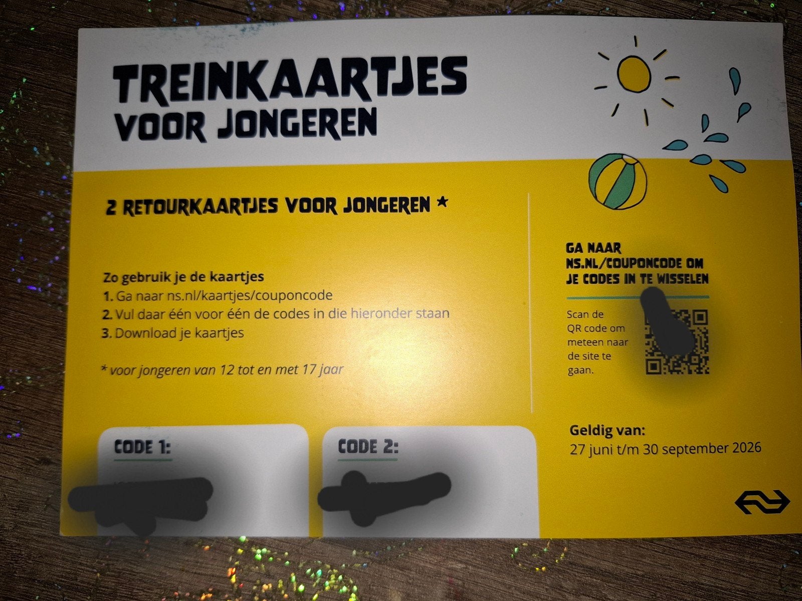 tram ticket NS, Eén persoon, Trein, Nederland, Algemeen kaartje