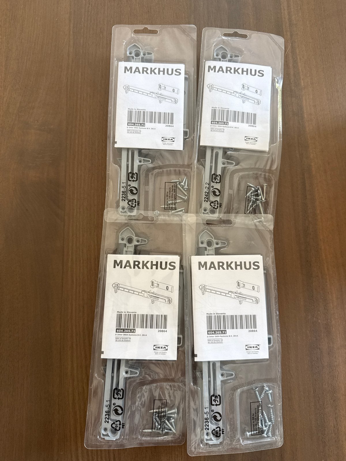 IKEA MARKHUS ladegeleiders (4 stuks), Ophalen of Verzenden, Nieuw
