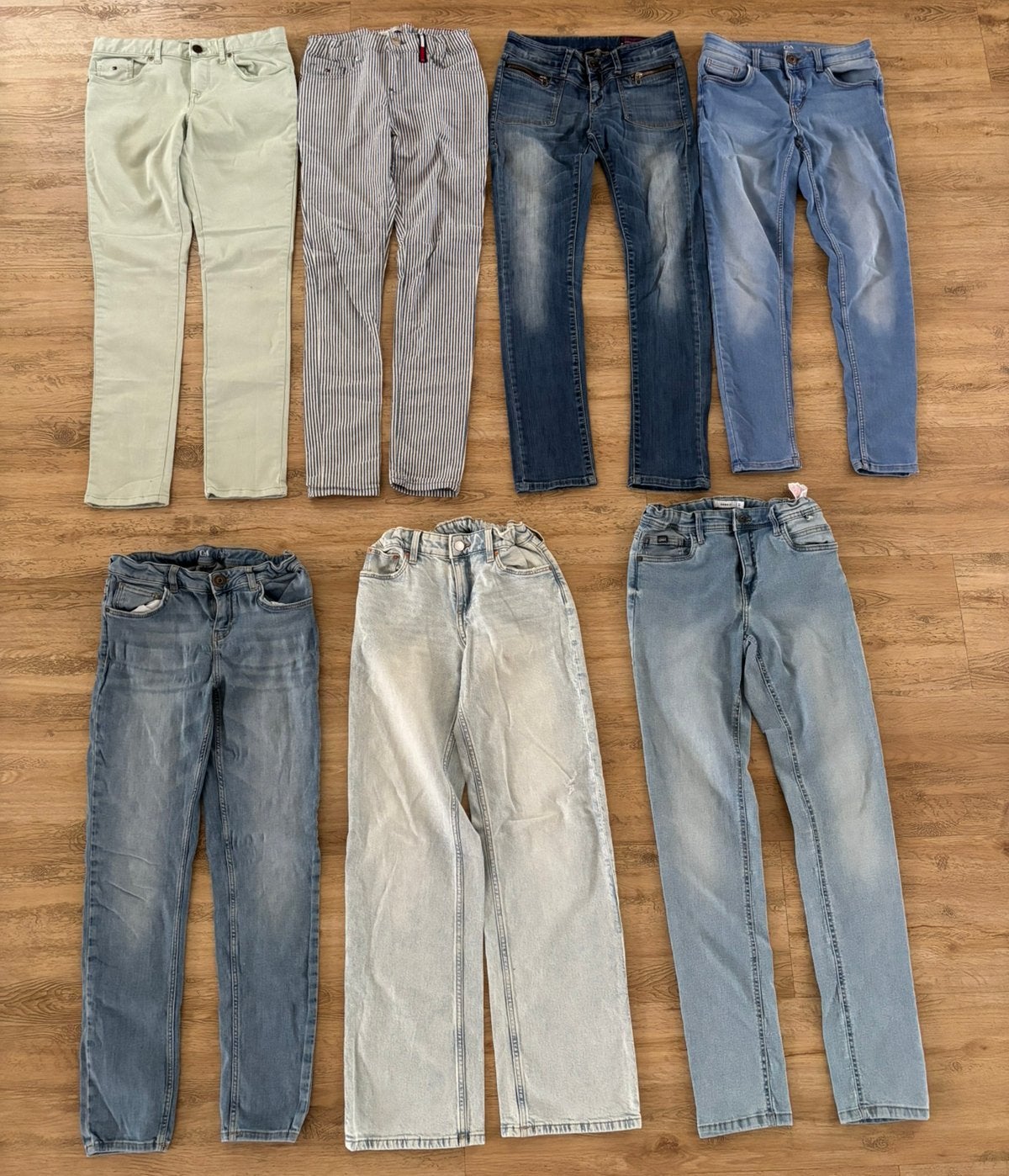Pakket Broeken Meisje 158/164 - 7 stuks - Totaal 10 euro!, Ophalen of Verzenden, Gebruikt, Meisje, Broek