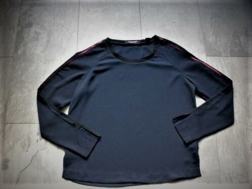 Blauwe blouse van Scotch & Soda, maat 1=36/S (qwe), Blauw, Scotch & Soda, Ophalen of Verzenden, Zo goed als nieuw