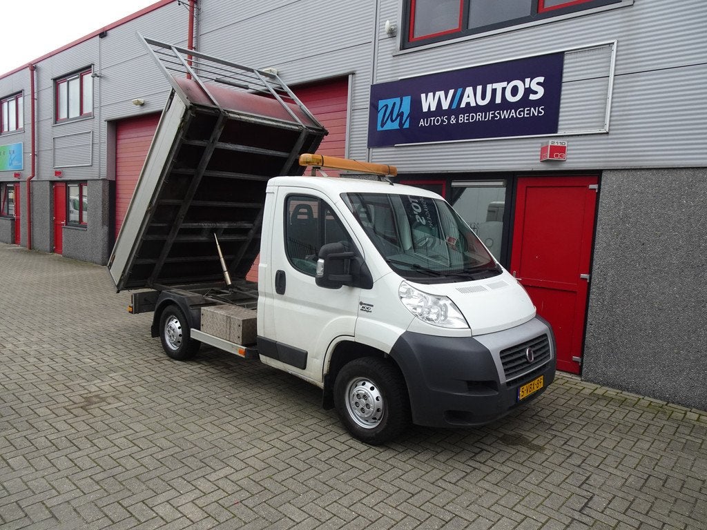 Fiat Ducato 33 2.2 MultiJet KH1 3 pers achterwaartse kipper, Voorwielaandrijving, Gebruikt, 4 cilinders, Wit