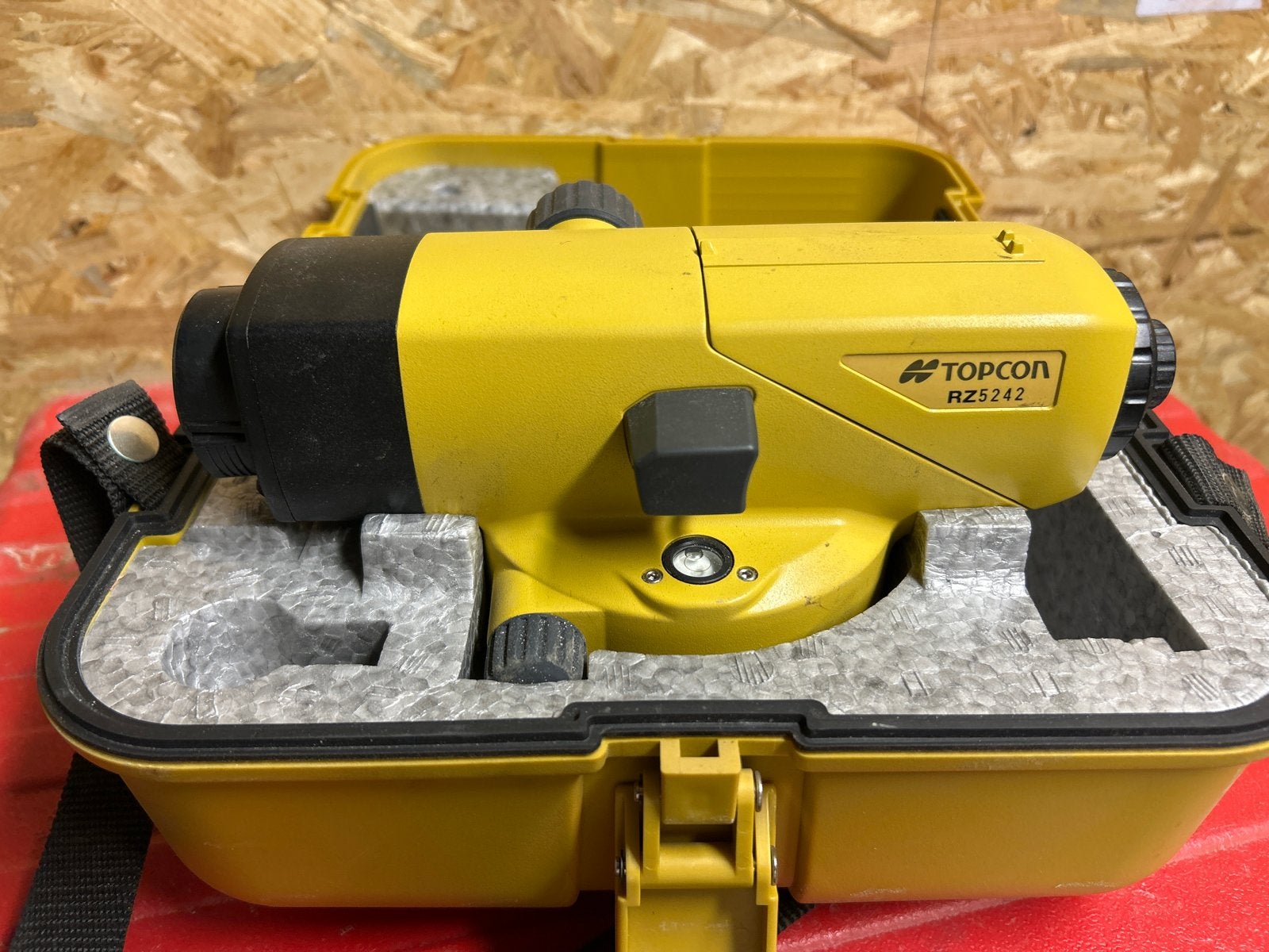 Topcon RZ5242 RT-B4 Auto Level Waterpasinstrument, Ophalen, Gebruikt, Overige meters