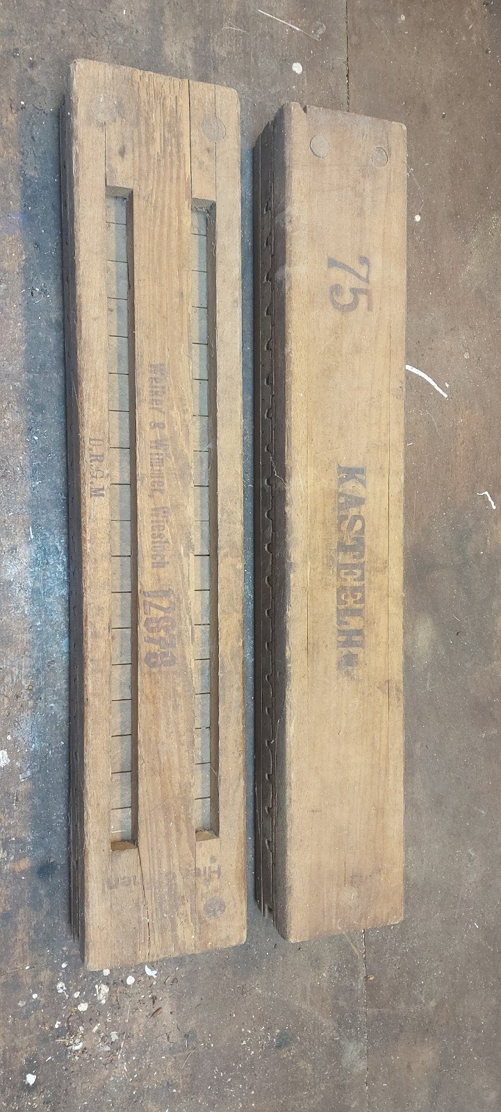 Houten sigaar mallen, Ophalen