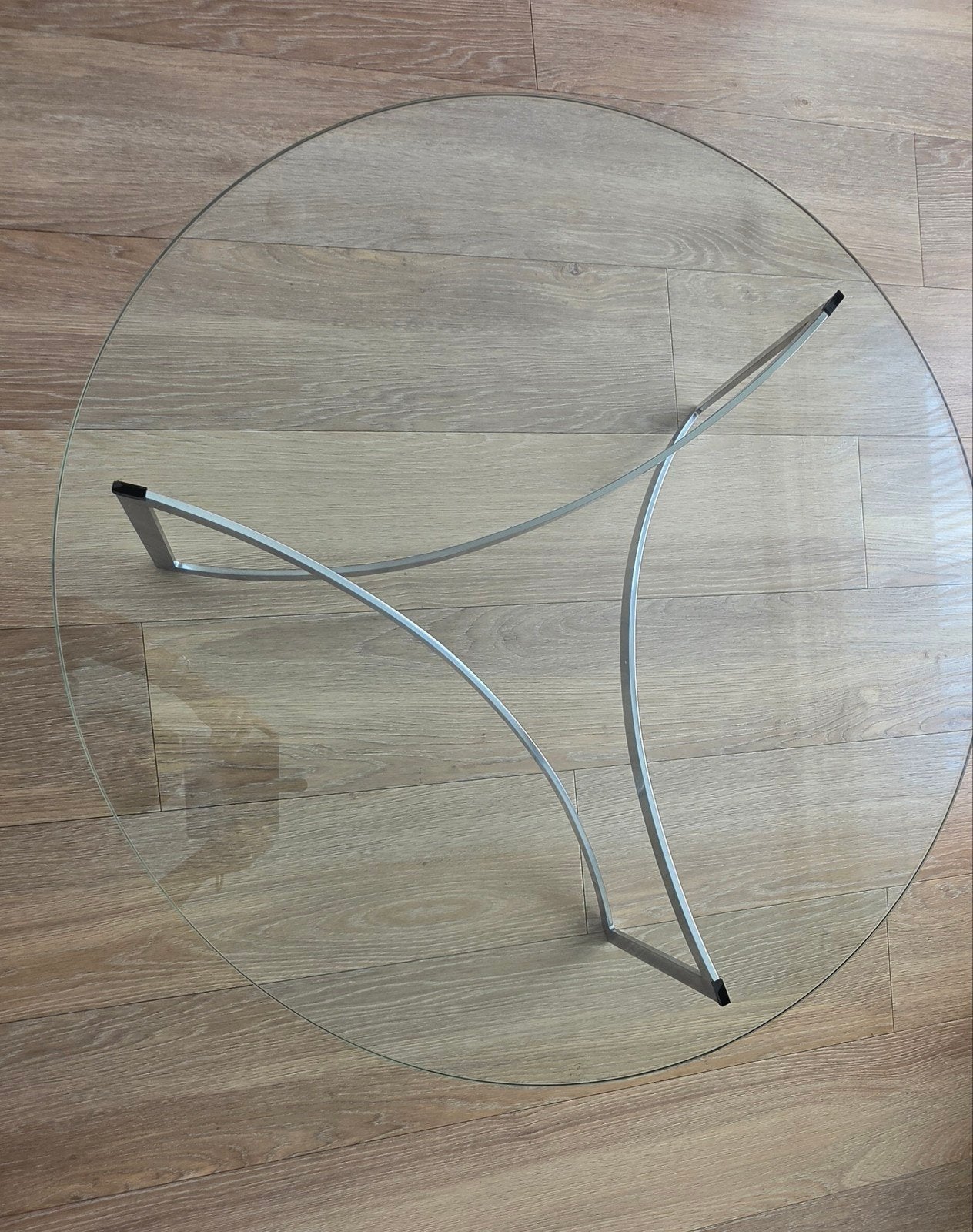 Design salontafel Knut Hesterberg, Ophalen, Minder dan 45 cm, Gebruikt, Metaal of Aluminium