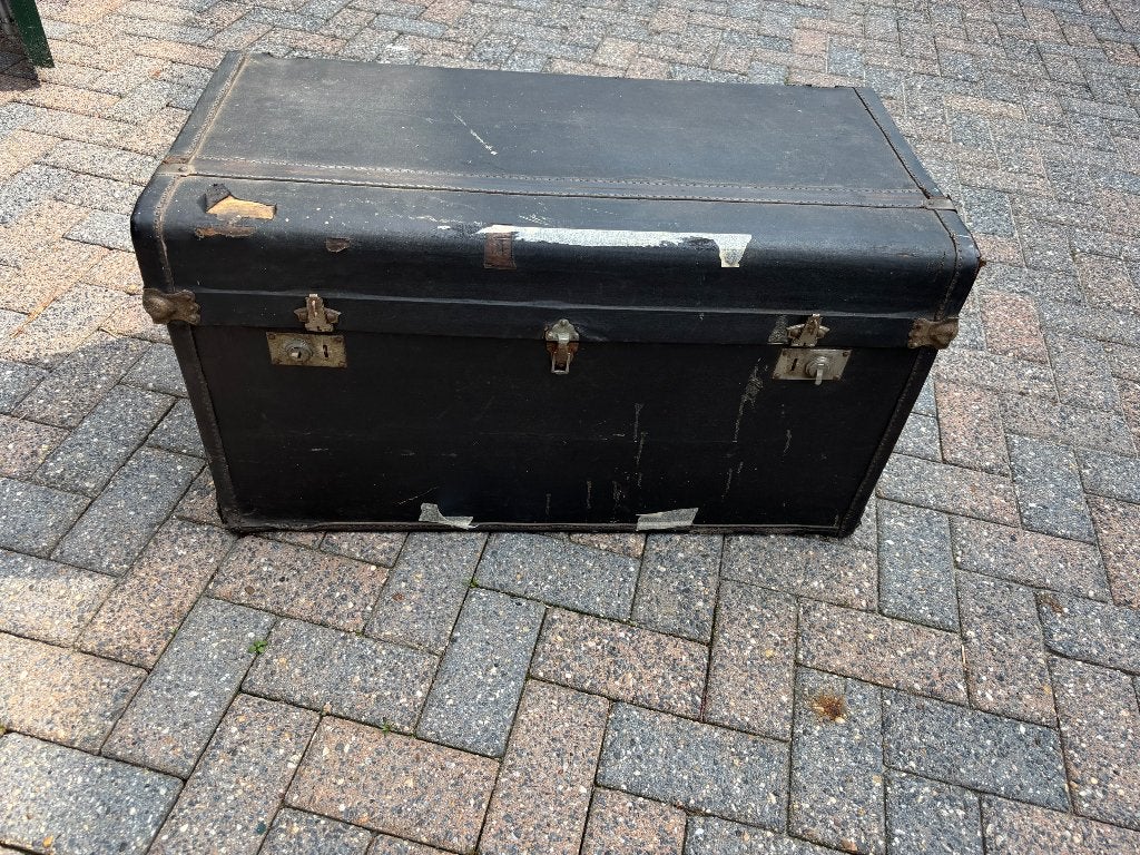 Antieke autokoffer, Ophalen, Gebruikt