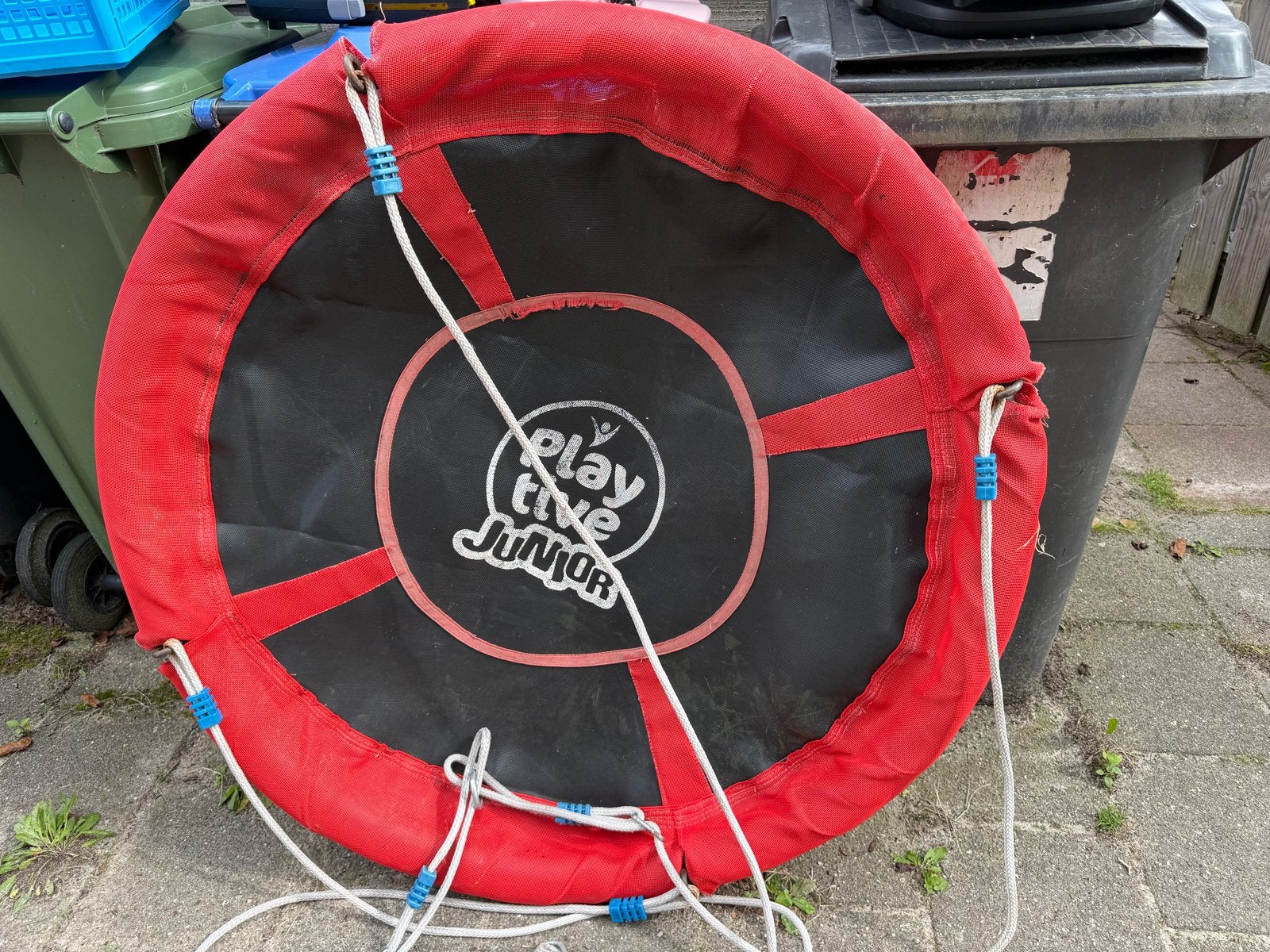 Playtive Junior schommel - nestschommel rood/zwart, Ophalen, Gebruikt, Schommel