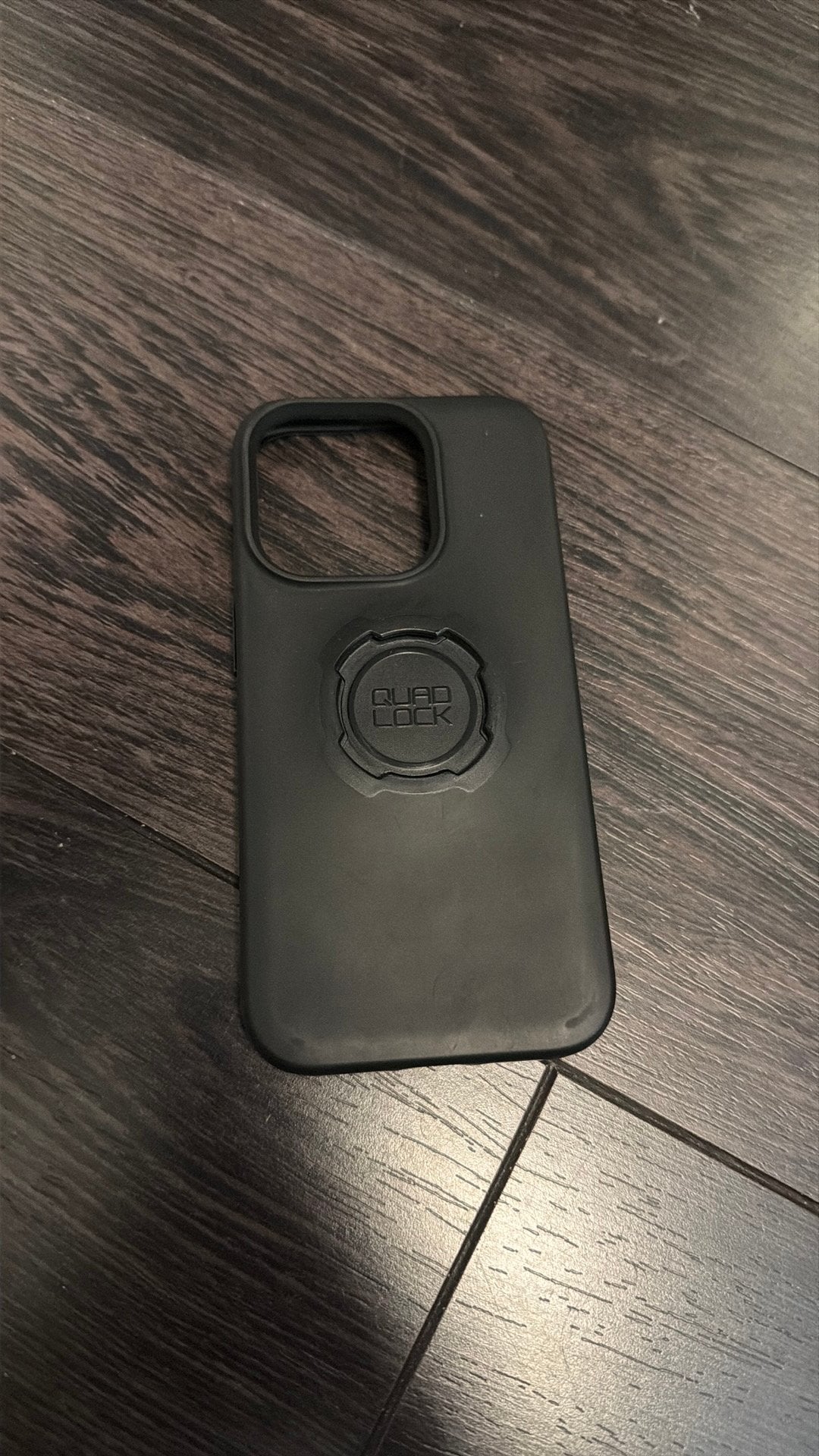 Quadlock case voor iphone 15 pro, Ophalen, Zo goed als nieuw, Apple, Zwart