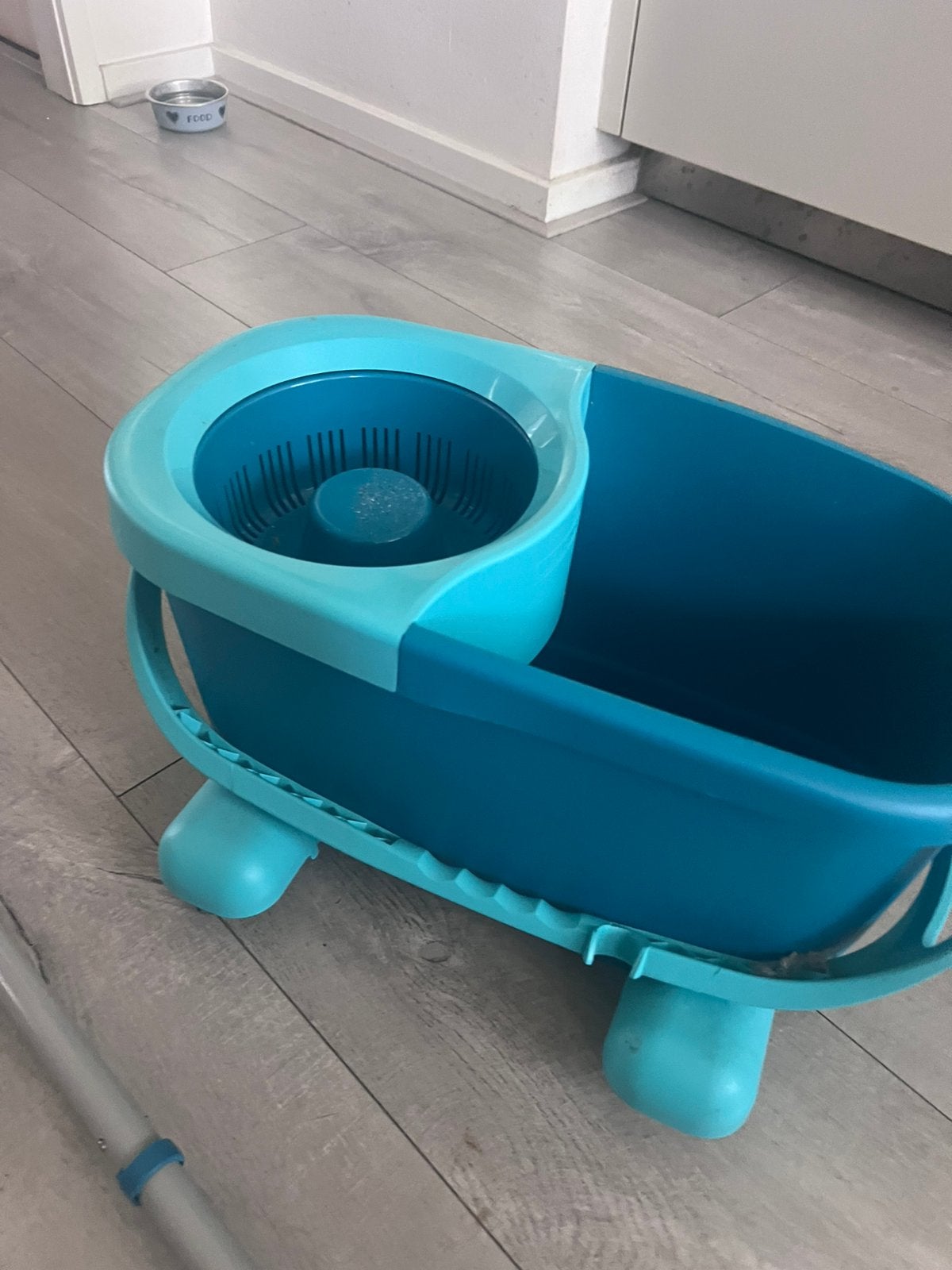 Leifheit dweilsysteem met centrifuge – Turquoise, Leifheit, Leifheit, Dweilemmer, -bak, of -wagen, Ophalen