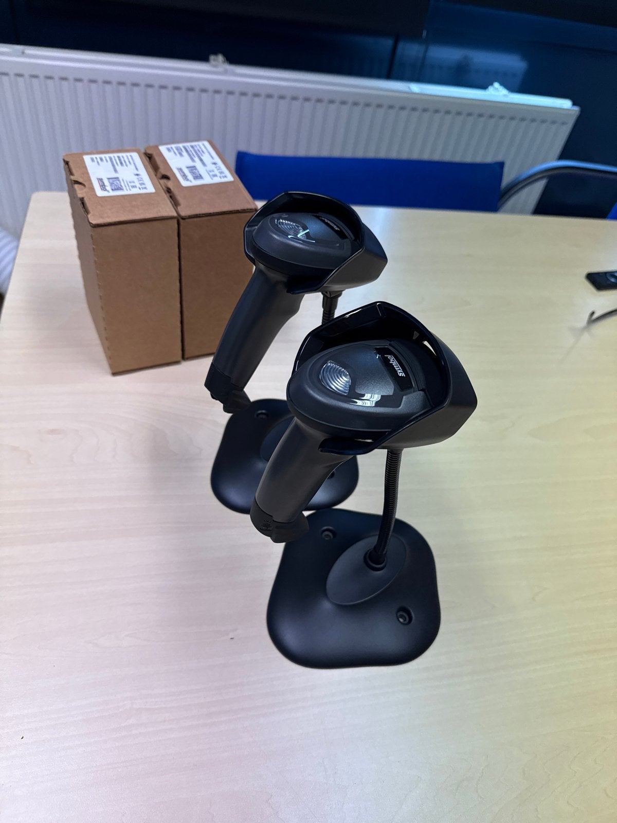 2x Zebra Symbol LI2208 Barcodescanner met standaard, Computers en Software, Scanners, Ophalen, Symbol/zebra, Symbol/zebra, Android