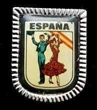 Espana klederdracht pin, Verzamelen, Verzenden, Nieuw, Stad of Land, Speldje of Pin