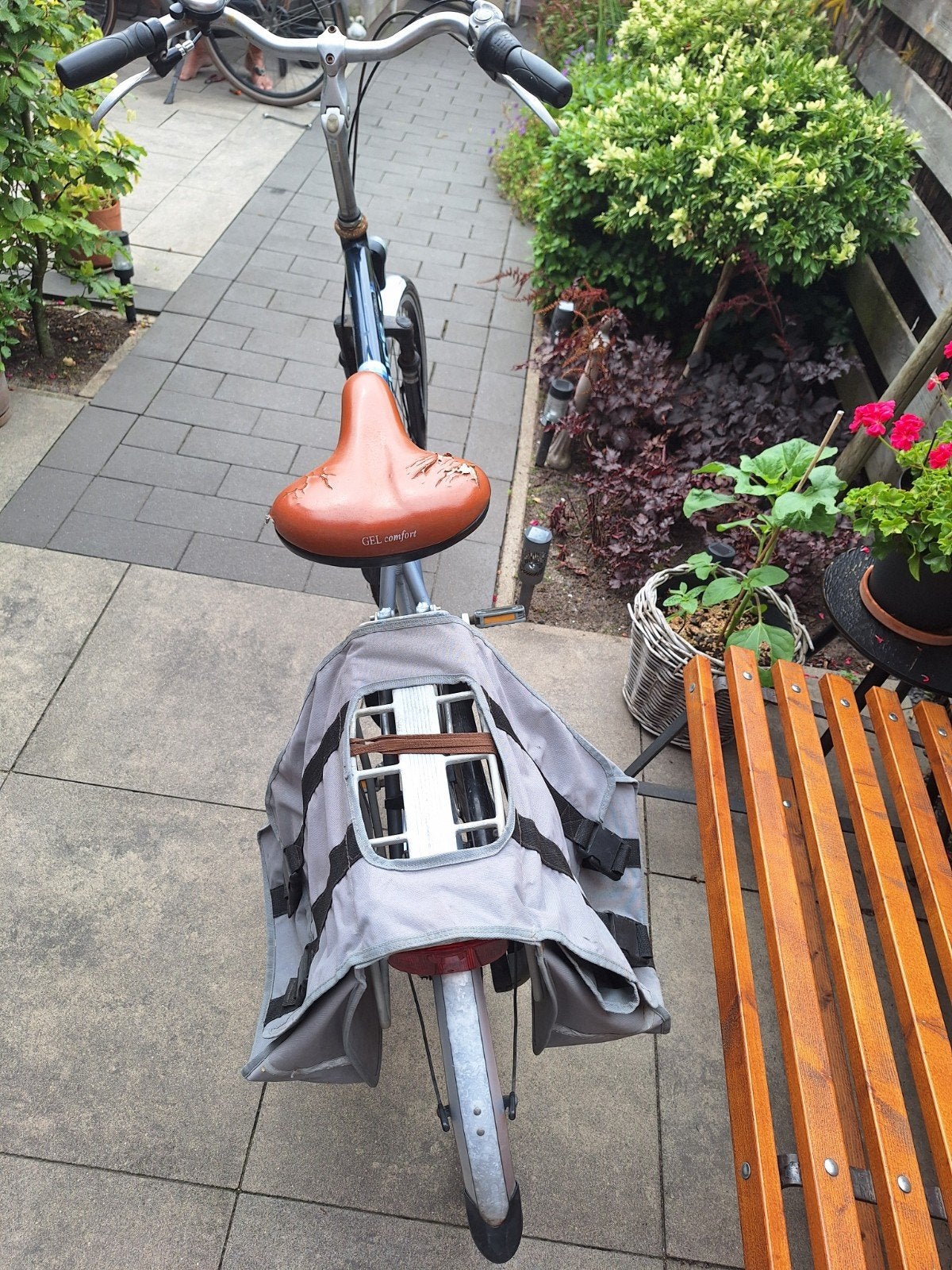 Mercure herenfiets 60 cm met verlichting en dubbele tassen, Fietsen en Brommers, 57 tot 61 cm, Ophalen, Gebruikt, Overige merken