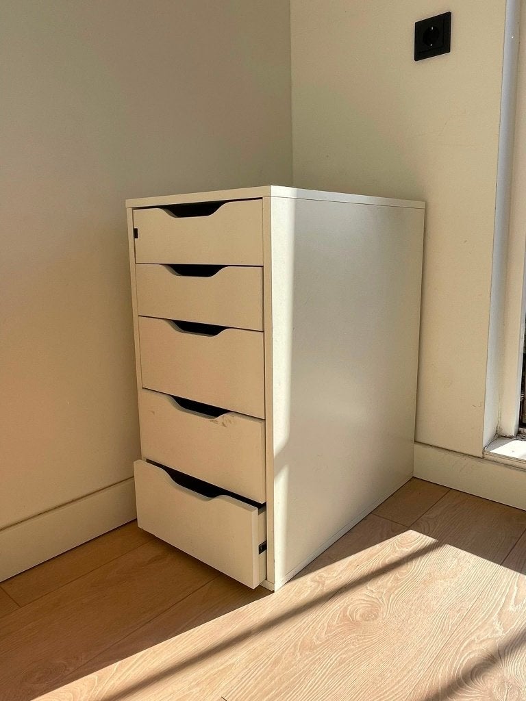 Ikea ladeblok wit, Ophalen, Overige materialen, Minder dan 50 cm, Gebruikt