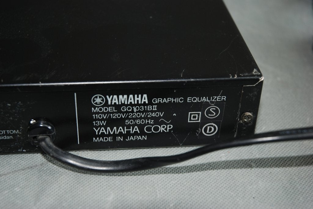 Yamaha Equalizer 31 bands GQ1031II  <24240340>, Ophalen, Gebruikt, ., Overige instrumenten