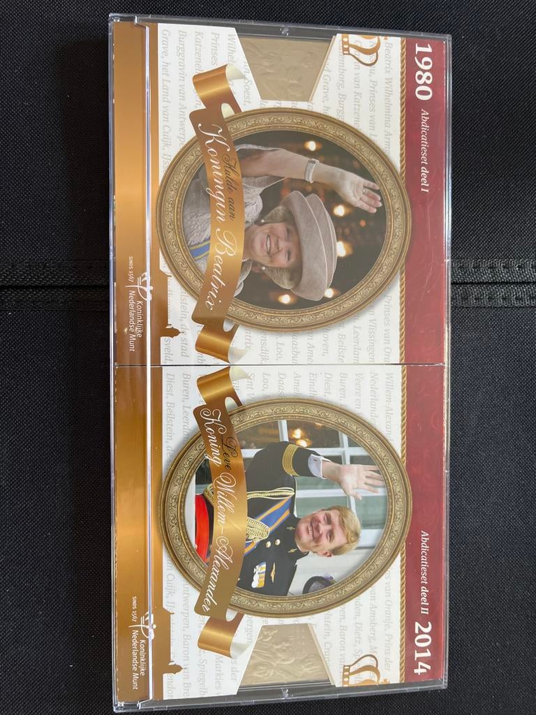 Set Beatrix & WillemAlexander Adicatieset 1980 2014 coincard, Ophalen of Verzenden, Koningin Beatrix, Euro's, Setje