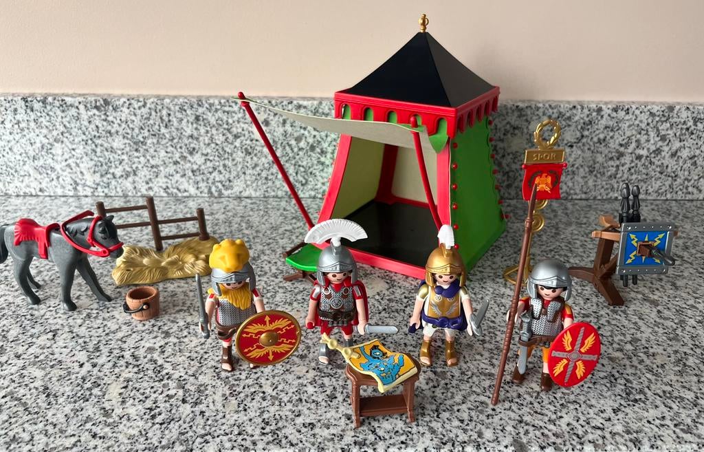 Playmobil 4273 Romeinse commando post compleet incl doos !, Kinderen en Baby's, Speelgoed | Playmobil, Ophalen of Verzenden, Gebruikt