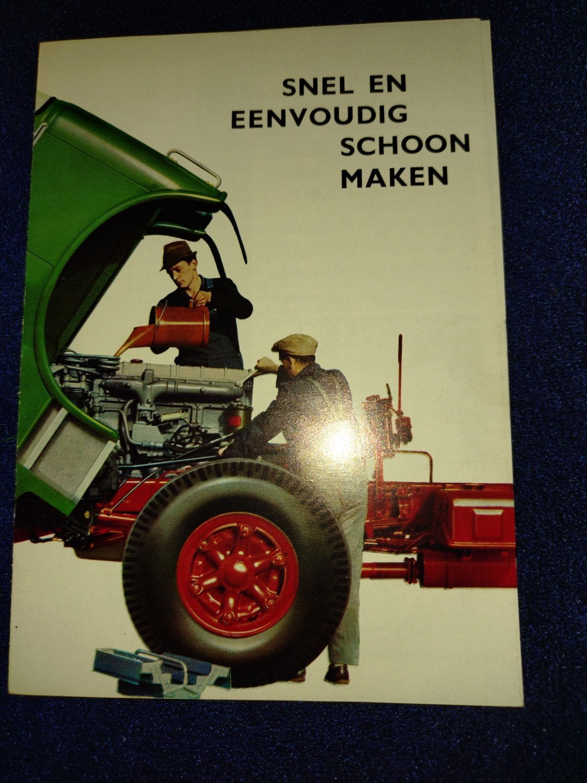 MAN Diesel vrachtwagen folder - Snel en eenvoudig schoon, Verzenden, Zo goed als nieuw, Overige merken, Onbekend