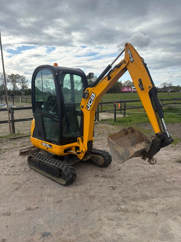 JCB 8018 CTS minigraver graafmachine, Ophalen, JCB, Graafmachine, JCB