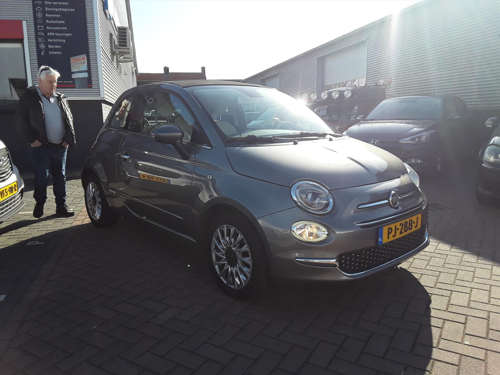 FIAT 500c, 12 maanden, Stof, Gebruikt, Origineel Nederlands