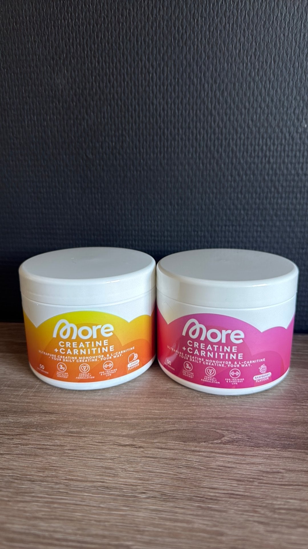 Creatine 2 smaken nieuw More Nutrition, Sport en Fitness, Ophalen of Verzenden, Zo goed als nieuw, Poeder of Drank