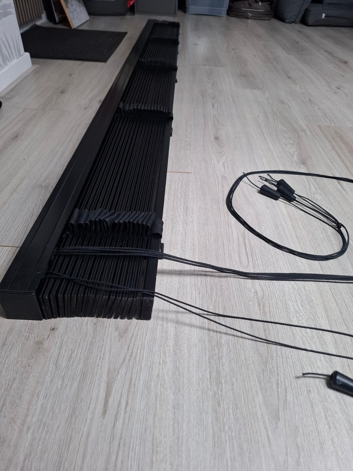 jaloezieën/lamellen  zwart 50mm, Ophalen, 148 cm, Zwart, Zo goed als nieuw
