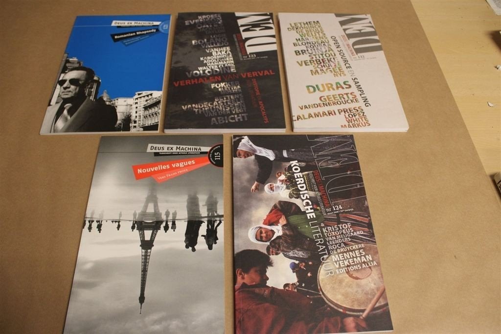 Deus Ex Machina — 5 Literaire Tijdschriften, Ophalen of Verzenden, Zo goed als nieuw, Muziek, Film of Tv