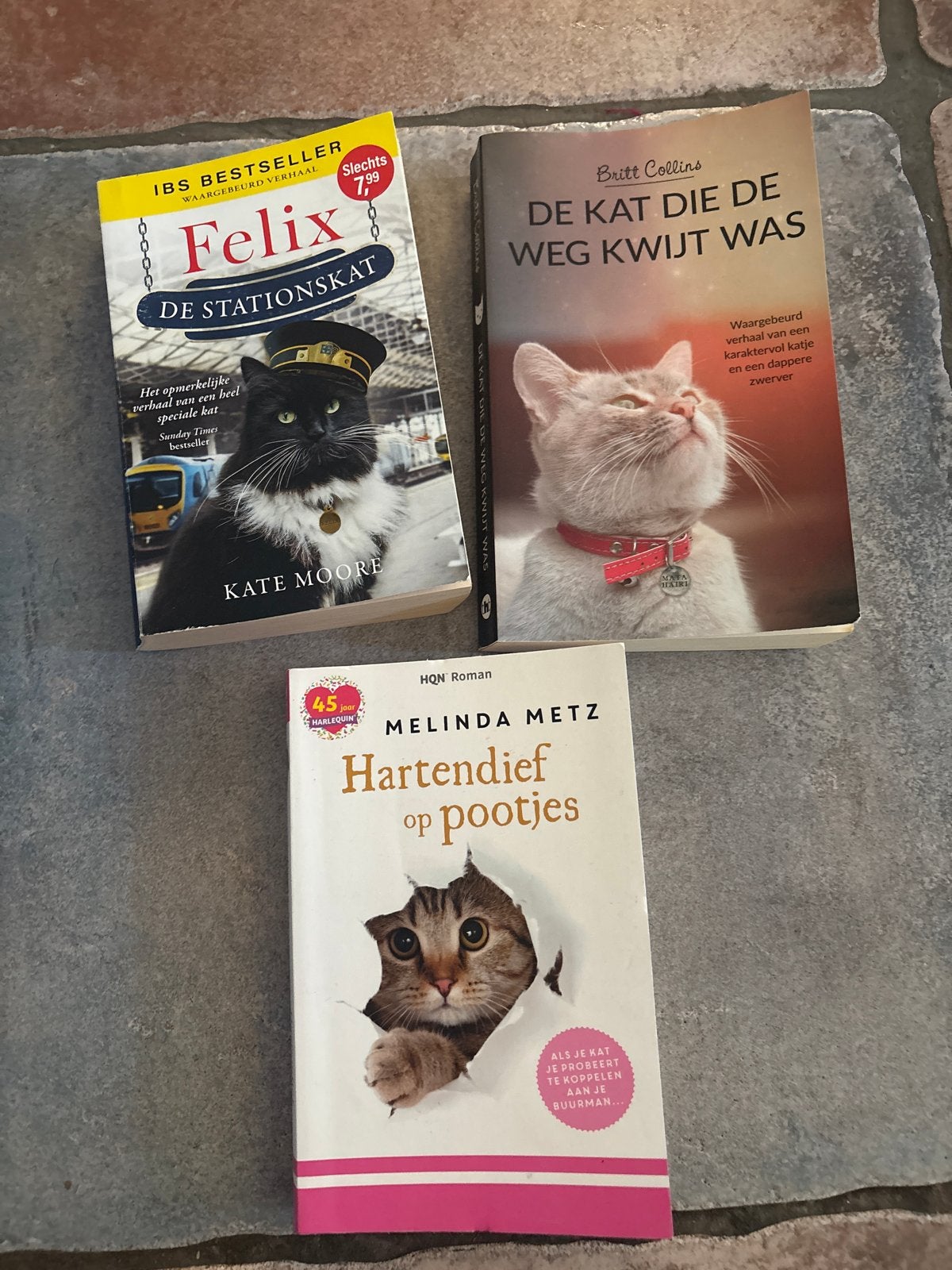 3 Kattenboeken: Felix, De Kat Die De Weg Kwijt Was, Hartendi, Boeken, Ophalen of Verzenden, Gelezen