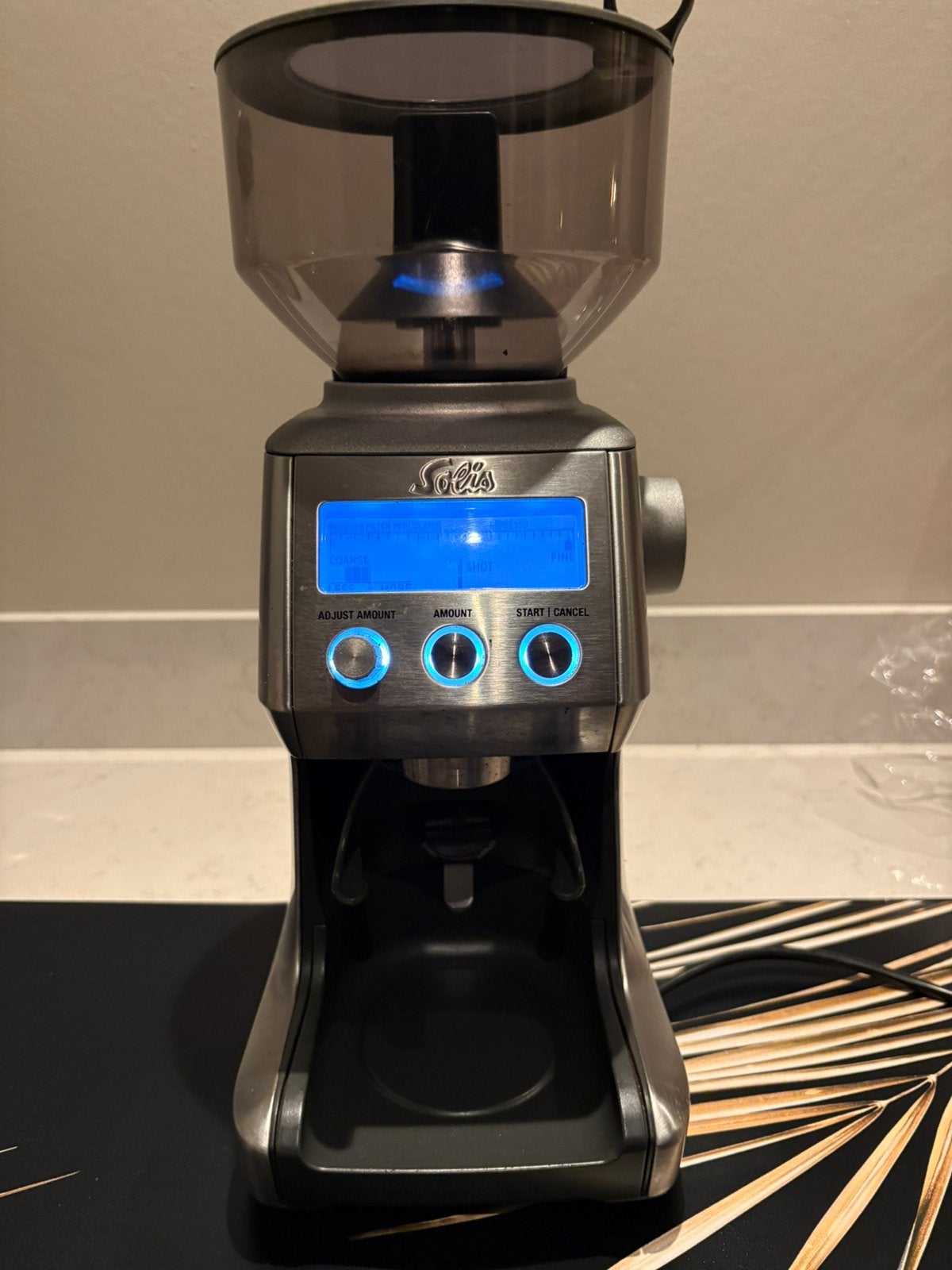 Bonenmaler Solis, Ophalen of Verzenden, Zo goed als nieuw, Espresso apparaat