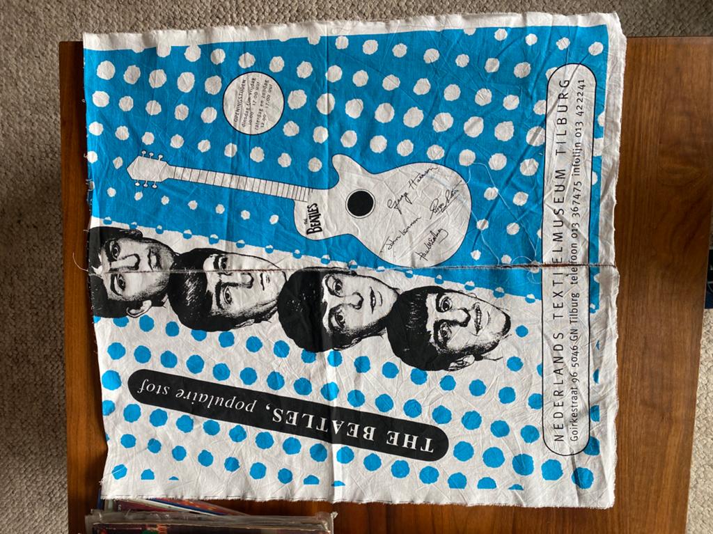 Vintage The Beatles Textielmuseum Tilburg Doek, Antiek en Kunst, Ophalen of Verzenden